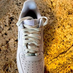 Nike Air Force 1 all white size 9 with box